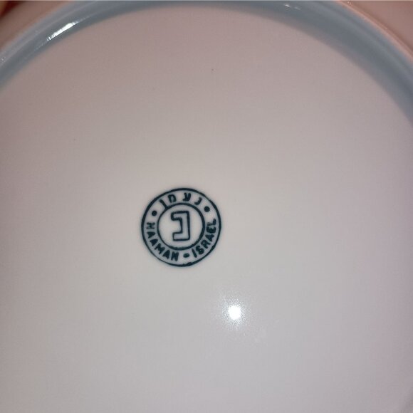 Vtg Judaica Naaman Israel Days of the Week Plates Set of 7 Salad Dessert 7.5" - Picture 7 of 7